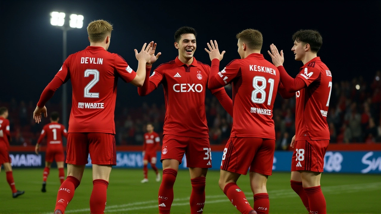 Aberdeen stun Hearts 1-0 as Topi Keskinen goal halts title charge at Pittodrie